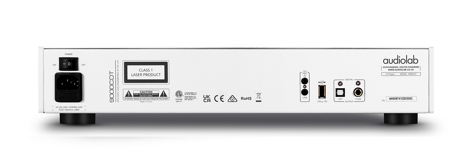 Audiolab 9000CDT rear