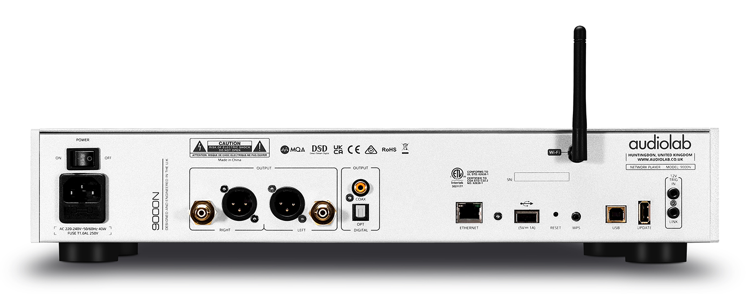 Audiolab 9000N rear