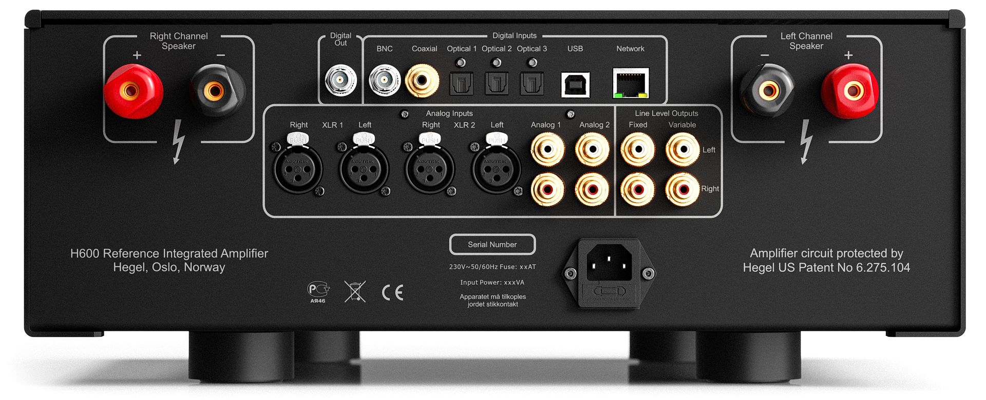 Hegel H600 Amplificatore integrato Streaming high end