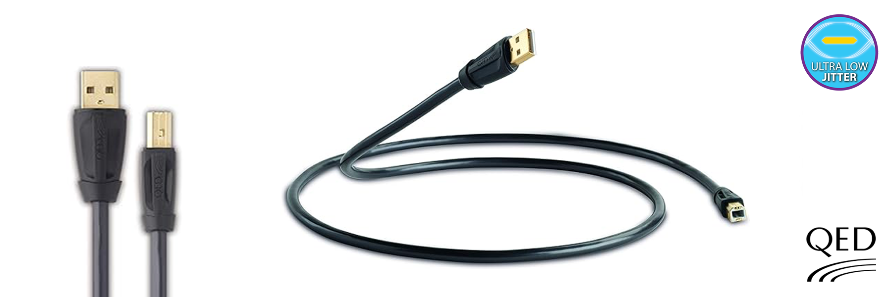 QED Performance Graphite USB A-B