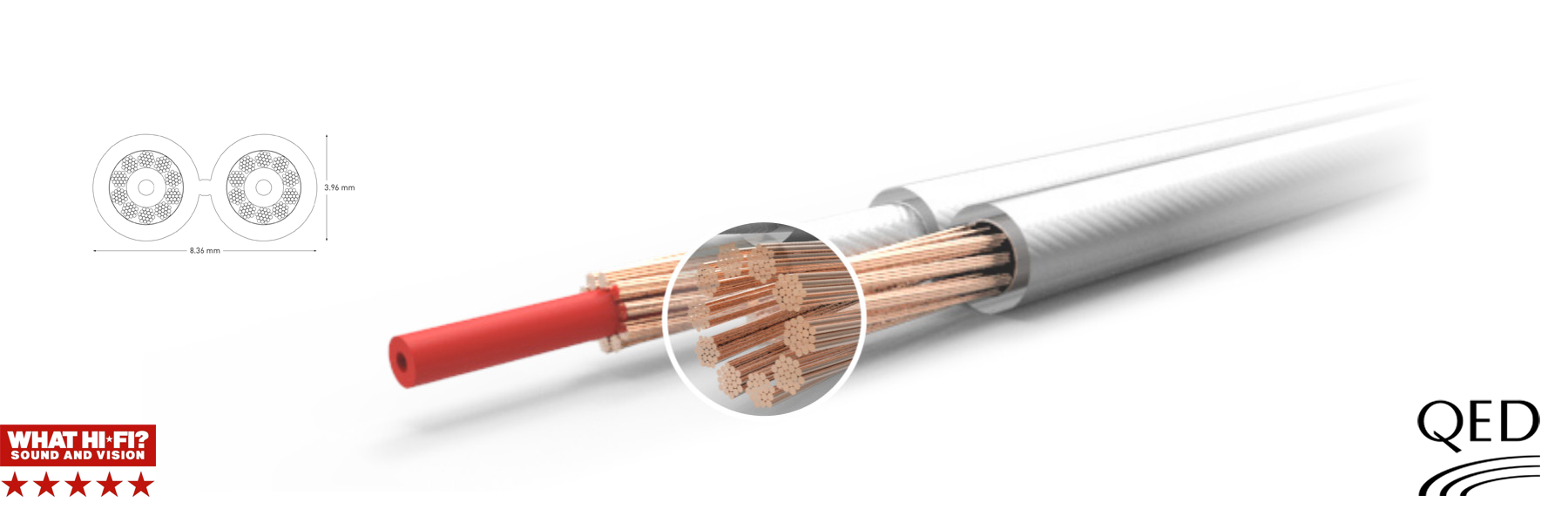 QED performance XT25 cavo per diffusori al metro lineare