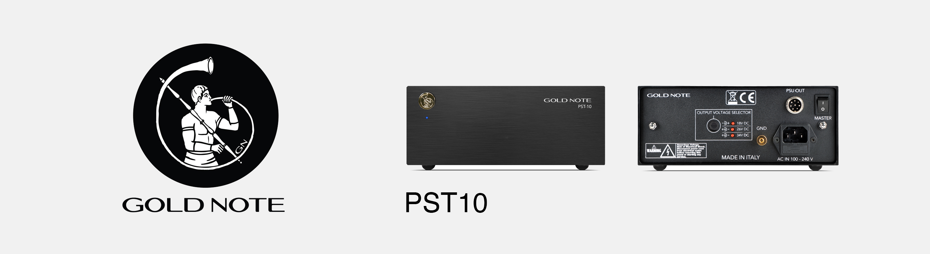 Gold Note PST-10 alimentazione esterna dedicata Giradischi Gold Note